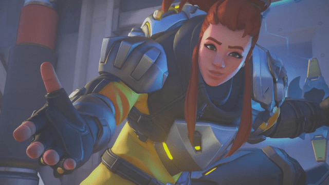 brigitte OW2 reaching out her hand to help