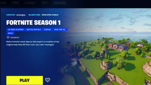 Fortnite Season 1 map photo 