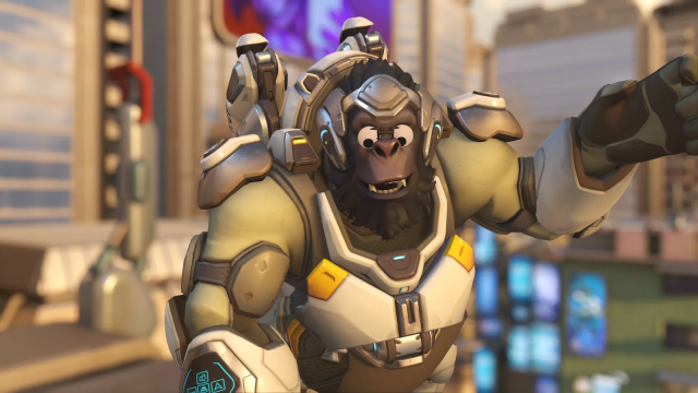 Winston with googly eyes
