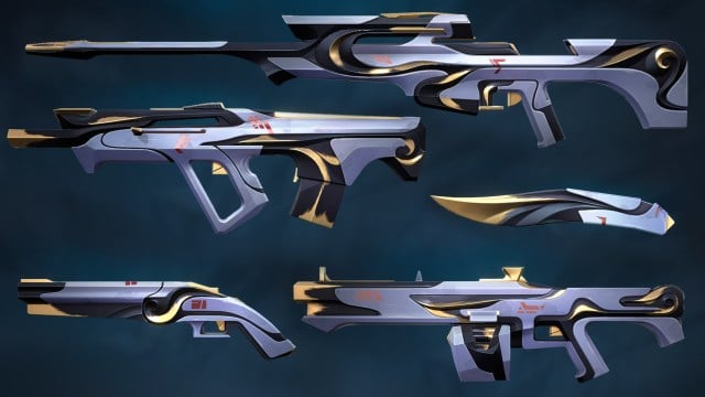 The Tilde Collection of weapons in VALORANT.