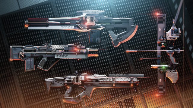 Weapons from Destiny 2 Season of the Seraph.