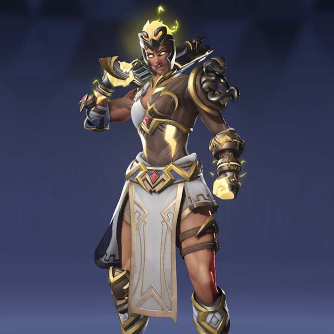 Junker Queen Zeus Mythic Skin in Overwatch 2