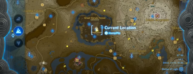 Korok Forest Goddess Statue location