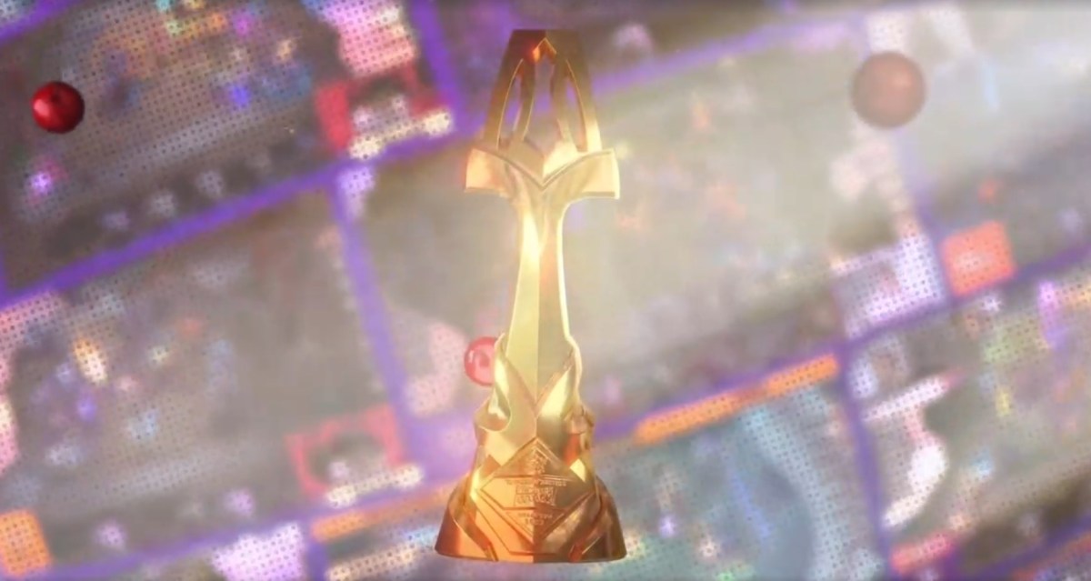 The TFT World Champinship trophy.