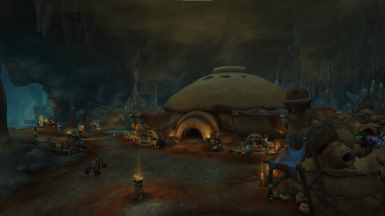 Loamm Niffen's home base in the Zaralek Cavern zone in WoW Dragonflight Patch 10.1 Embers of Neltharion