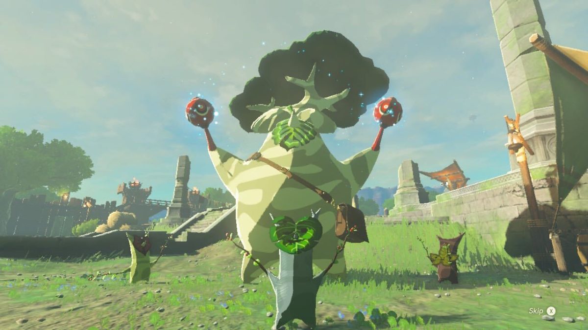 Hestu and Koroks dance in Tears of the Kingdom