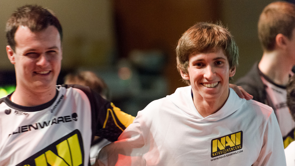 Dendi smiles at the camera.