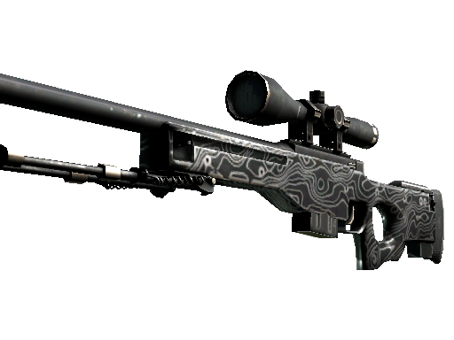 AWP Black Nile skin in CS:GO.