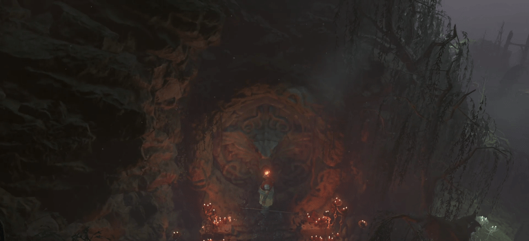 The entrance to Yngovani in Diablo 4.