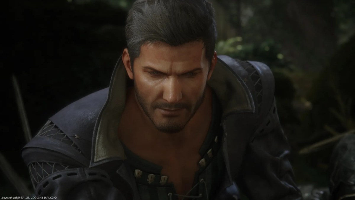 A screenshot of Cid in Final Fantasy 16