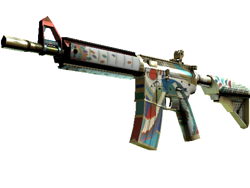 M4A4 Eye of Horus skin in CS:GO.