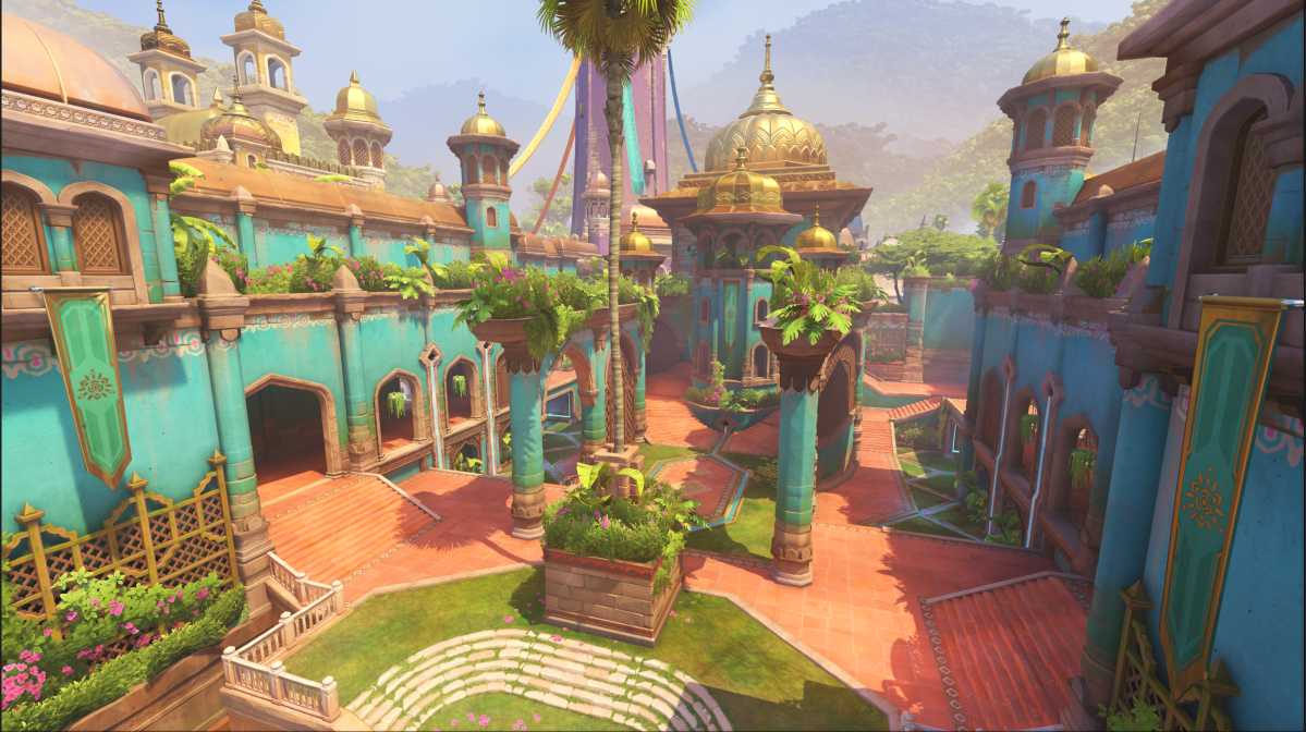 The Flashpoint map Suravasa in Overwatch 2.