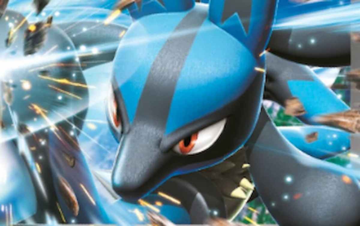 Image of Lucario ex Pokémon card from ex Battle Decks