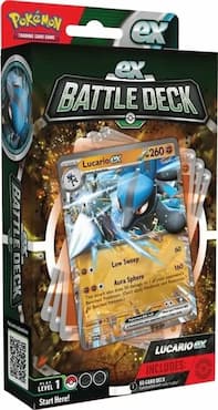 Pokémon TCG Lucario ex Battle Deck featuring 60 preconstructed deck