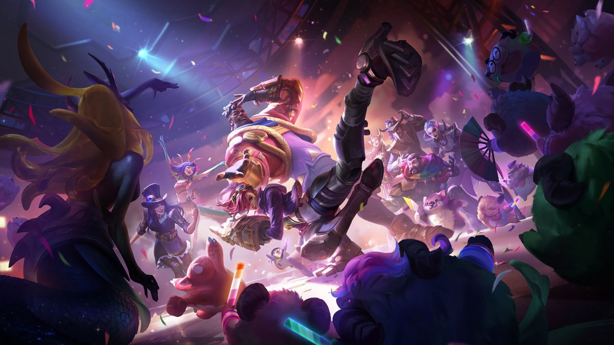 League of Legends Pride splash 2023