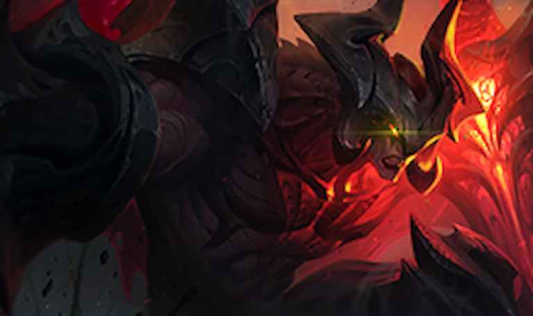 Full art for Aatrox in TFT Set 9 Runeterra Reforged