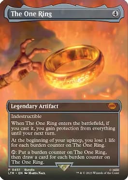 The One Ring Borderless variant LTR set