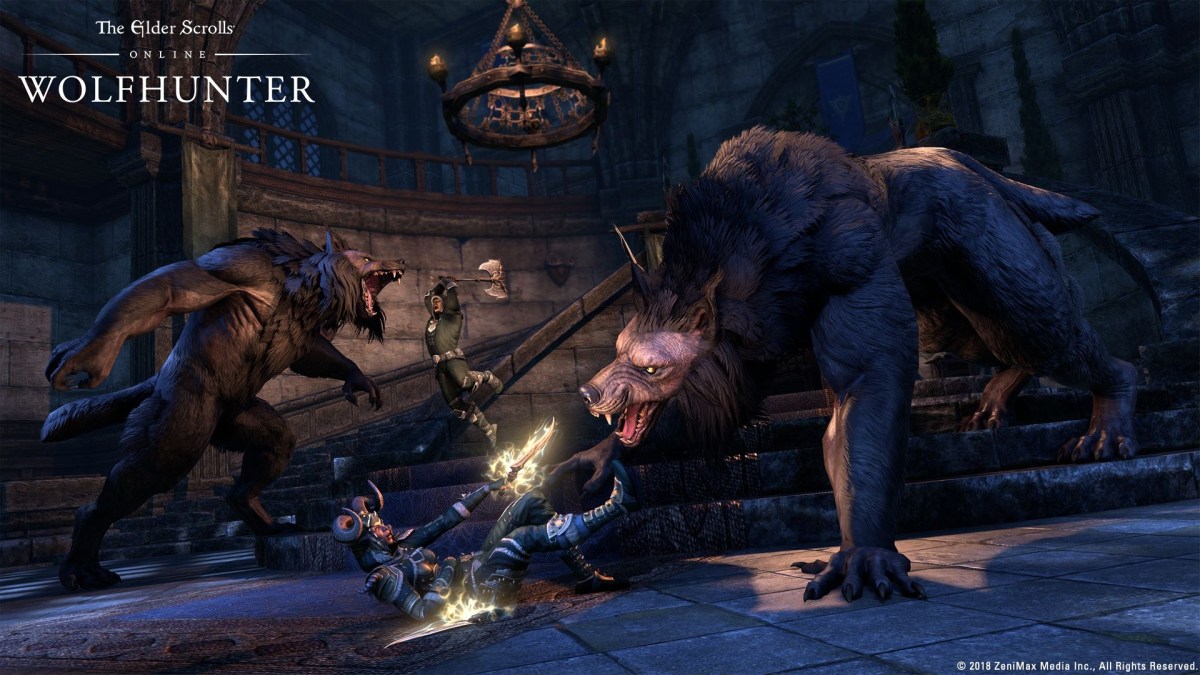 Werewolves in Elder Scrolls Online.