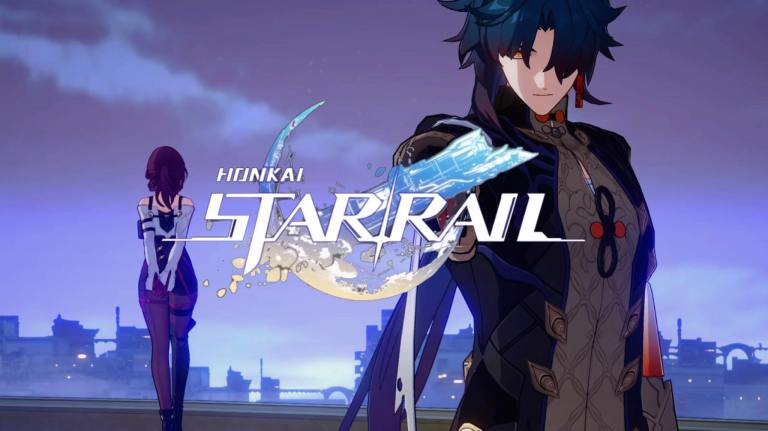 Kafka and Blade escaping in Honkai: Star Rail.