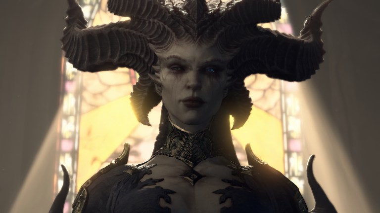 Lilith stares into your soul in Diablo 4.