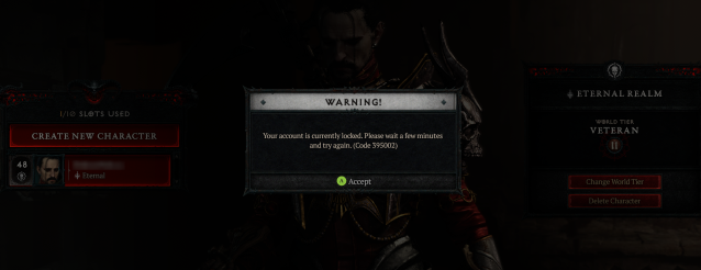 Diablo 4 code 395002