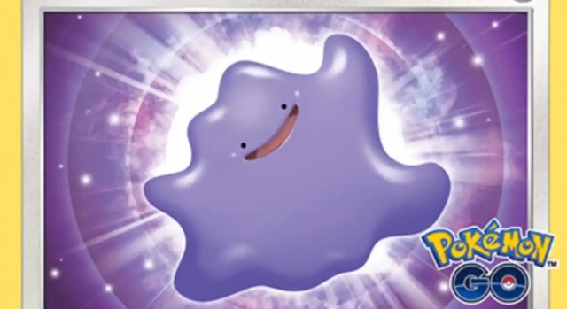 Ditto in Pokémon Go.