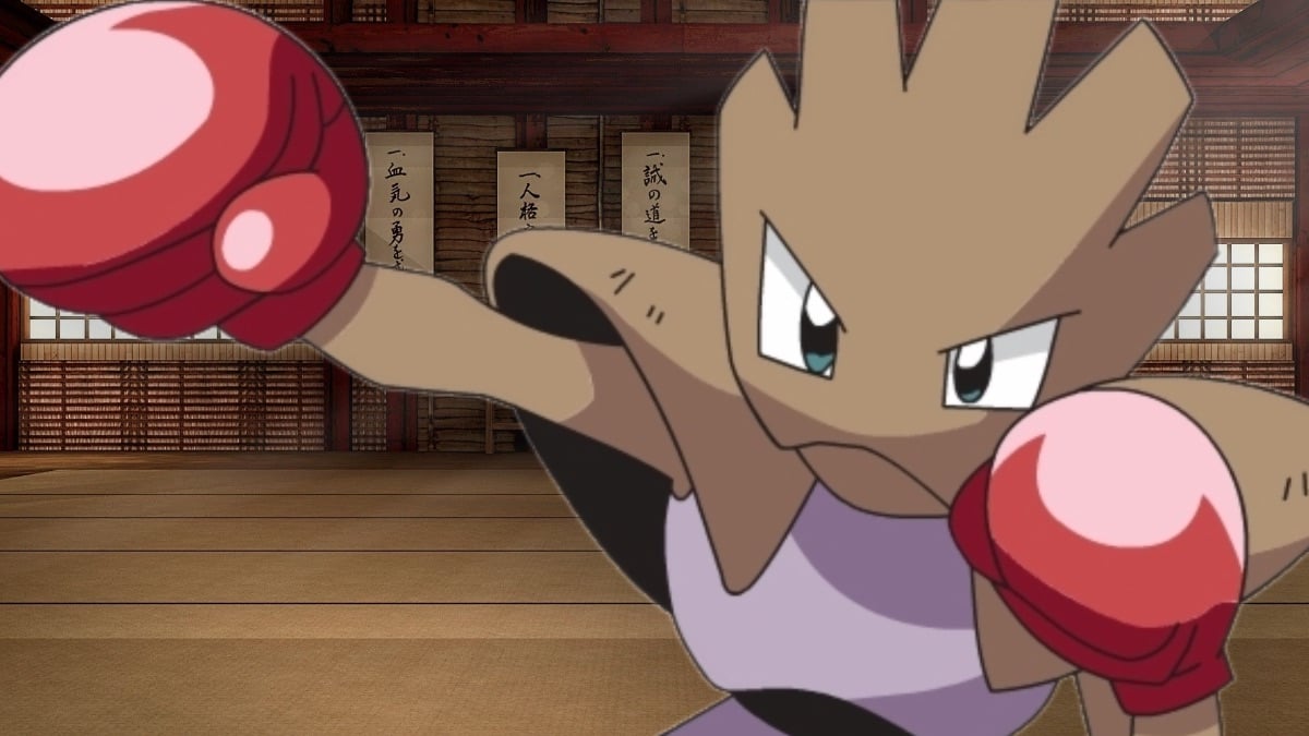 Hitmonchan punching the air