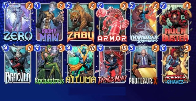 Armor Zero Attuma deck