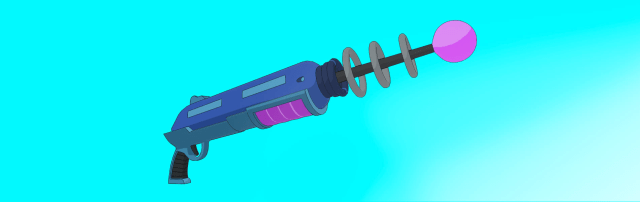 Fortnite Benders Shiny Metal Ray Gun