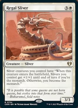 Image of Regal Sliver in MTG Commander Masters Sliver Swarm Precon deck