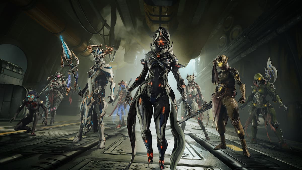 A selection of different Warframes from Digital Extremes' action title.