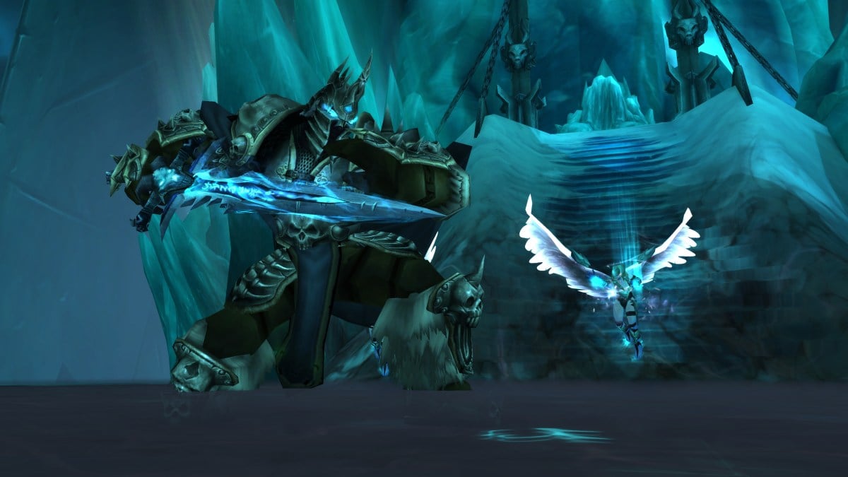 The Lich King during the Time Rift event