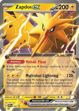 Image of promo art for Zapdos ex in Pokémon TCG Scarlet and Violet 151 set