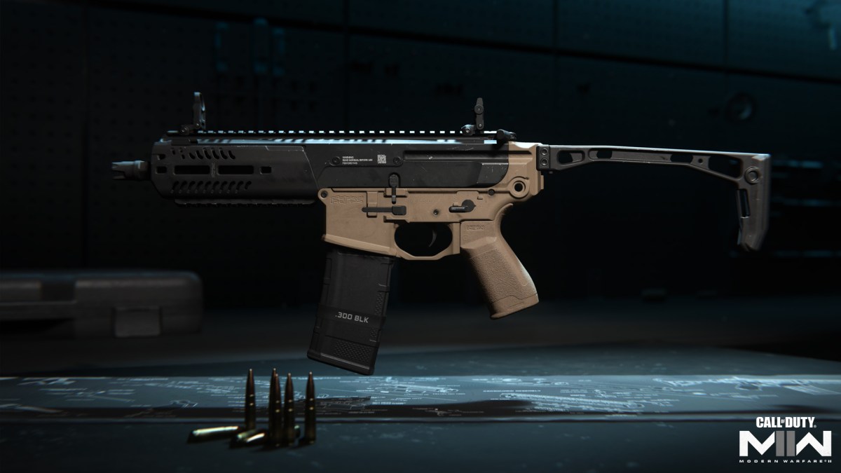 An image of the M13C assault rifle in MW2.