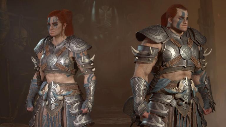 Two redheaded Barbarbians in Diablo 4.