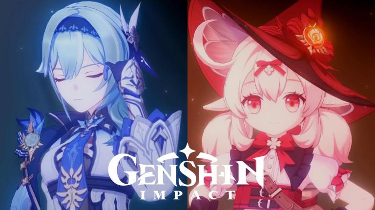 Eula and Klee in Genshin Impact.