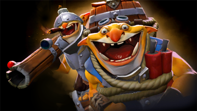 An image of the Goblin Techies in Dota 2.