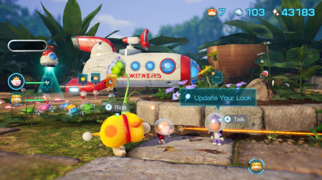 The appearance changer location in Pikmin 4