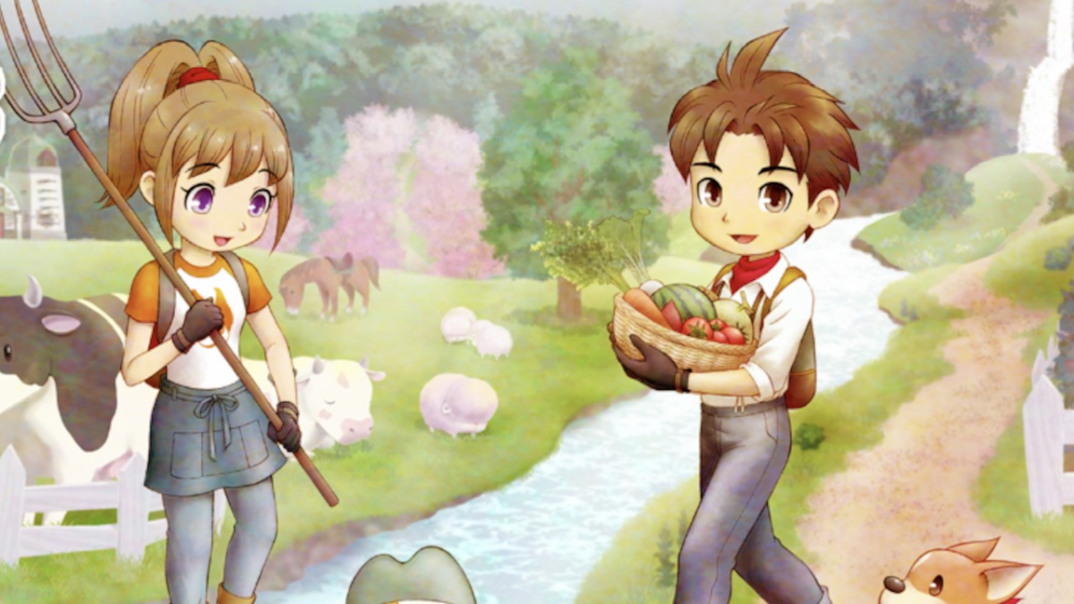 The main cover artiwork for Story of Seasons A Wonderful Life