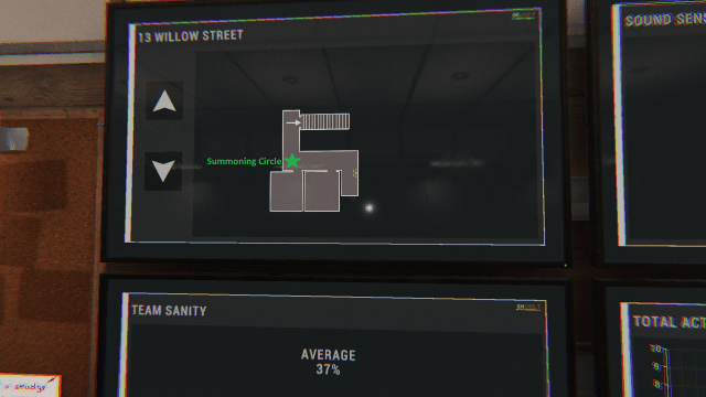 A map of the basement of 13 Willow Street. 