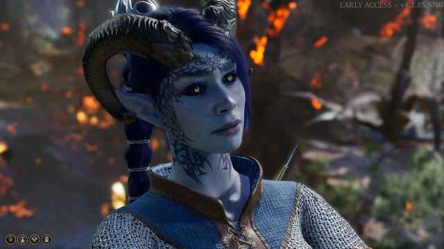 a character utilizing the mod that allows you to customize your character even more
