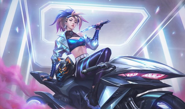 K/DA All Out Akali skin