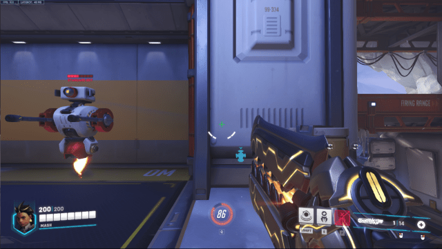 Crosshair against a wall Illari Overwatch 2