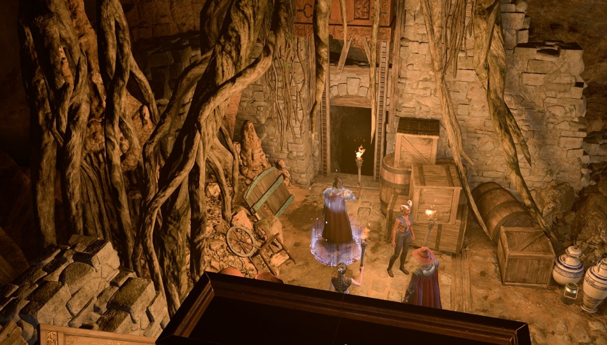 The front of the Zhentarim Hideout in Baldur's Gate 3