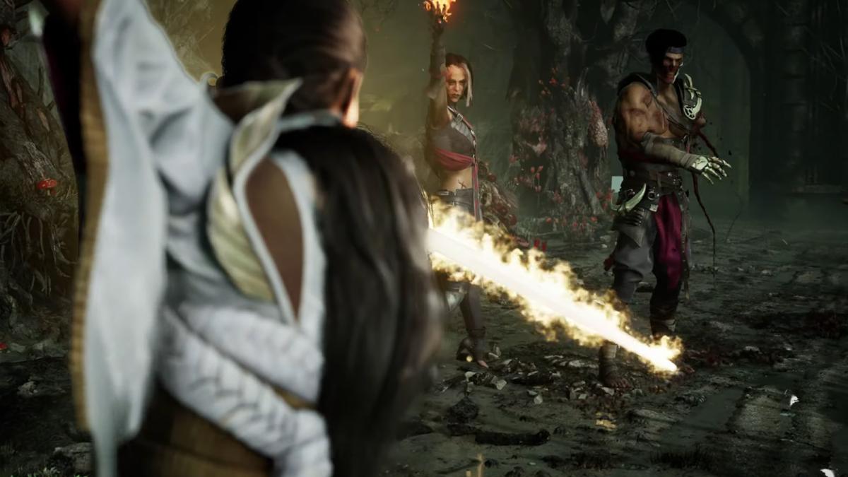Ashrah facing off with Havik