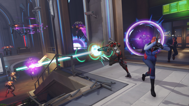 A screenshot of Overwatch 2 PvE gameplay.