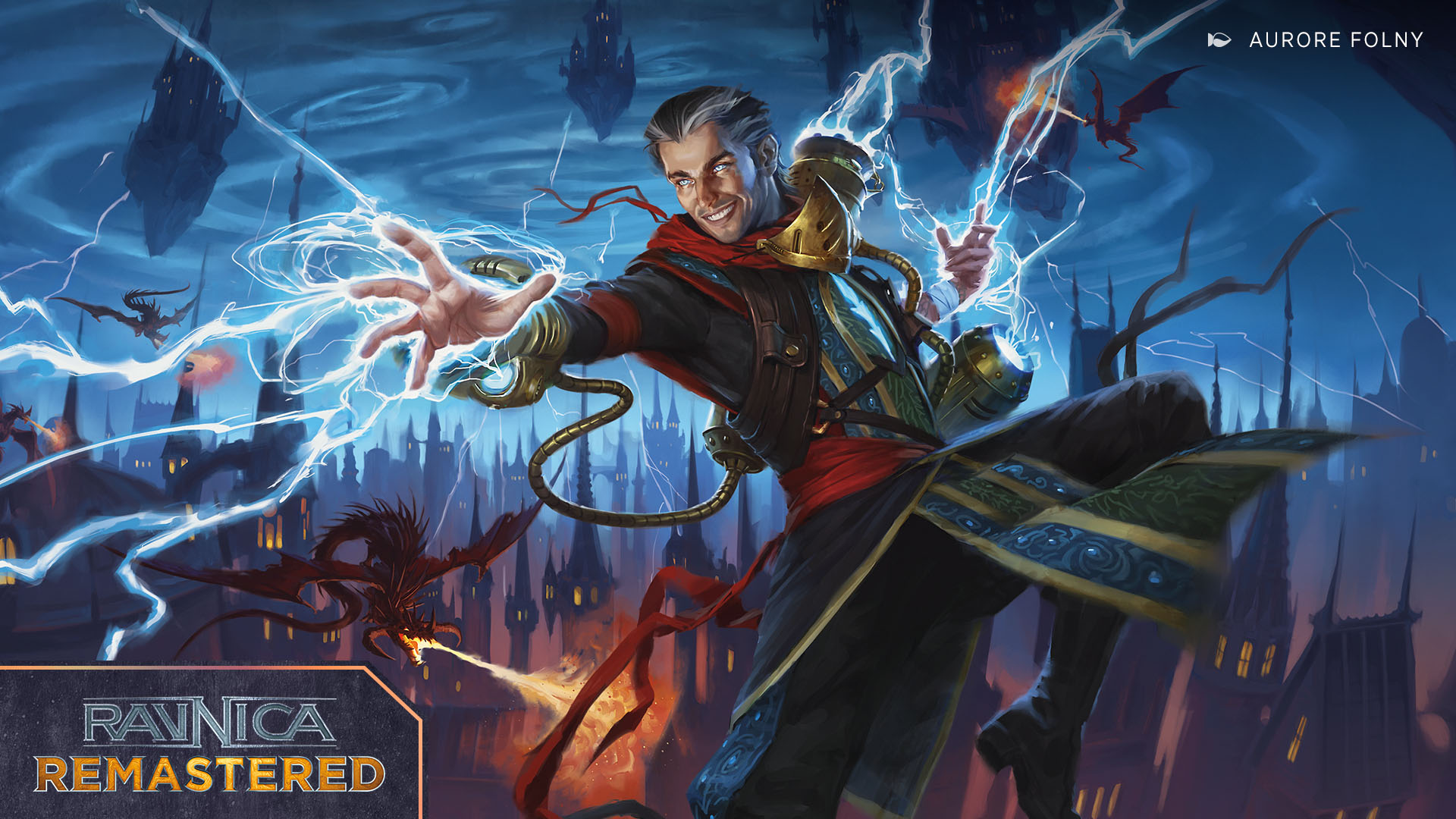 Image of Ral Zarek in MTG set Ravnica Remastered