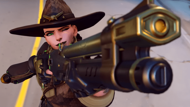 Ashe's season six battle pass skin in Overwatch 2