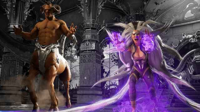 Sindel preparing her hairy assault in MK1.