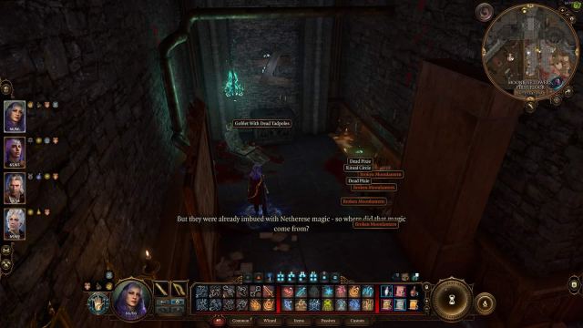 Image showing loot items in Balthazar's hidden room in Baldur's Gate 3